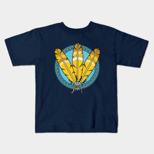 The Golden Feathers Kids T-Shirt